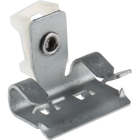 Support de raccordement câble de poutre, , Acier, montage Horizontal, Epaisseur de la bride 3 8 mm ( Prix pour Paquet de 25 )