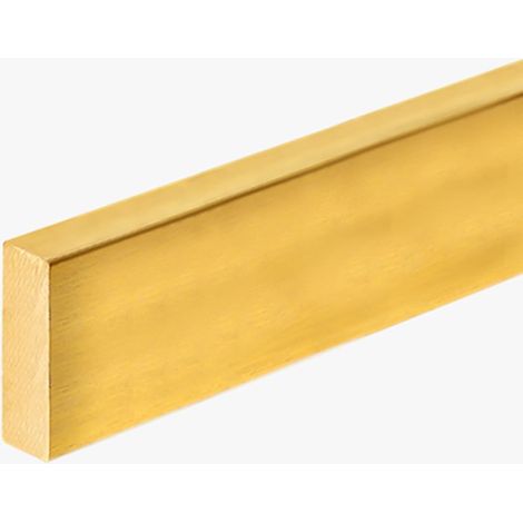 Profilé de transition en laiton massif pour sols : cache-joint durable