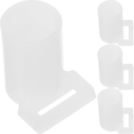 Lot de 4 embouts pieds barres moustiquaire en plastique robuste
