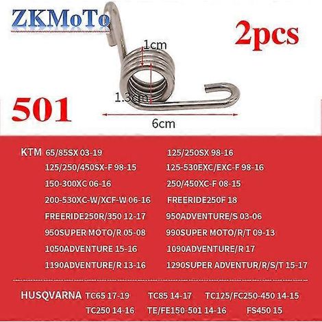 Motorrad-Fußrasten, Fußstützenfeder für KTM EXC EXCF XC XCF XCFW 125 200 250 300 530 Freeride SX85 SX125 SX250 SXF-501