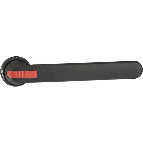 Poignée Inverseur de Source Rouge Jaune 274mm Axe12mm 1SCA122306R1001 ABB F953254