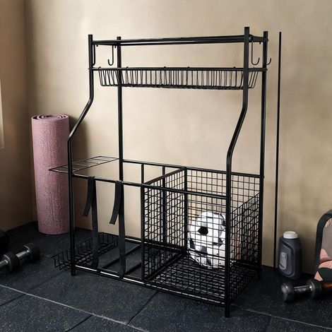 Rangement pour équipements sportifs en métal 92 x 42 x 109 cm (1/5)