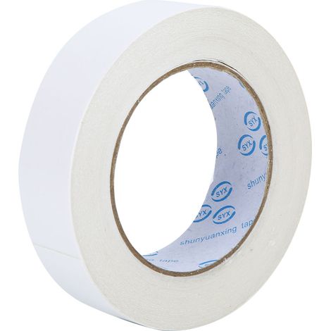 Ruban Adhésif Double Face - Acrylique Huileux Sur Base Coton - Pour Chaussures Vêtements Et Loisirs Créatifs - 30 Mètres x 50 Mm (1/5)