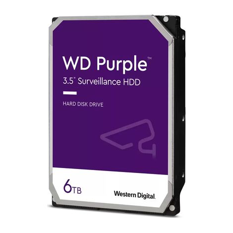 Western Digital WD PURPLE 6TB 256MB 3.5IN SATA