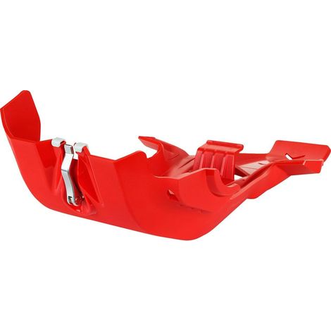 Plaque de protection moteur Fortress Polisport pour KTM SX SXF 250 350 EXC FC Rouge