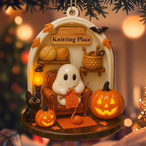 Décorations fantômes d'Halloween, Décorations fantômes citrouilles de Noël, Décorations d'automne
