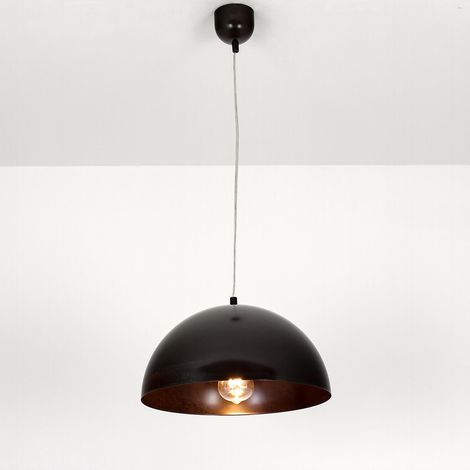 Hängeleuchte Rost Braun Industrie Design Ø33cm Esstisch