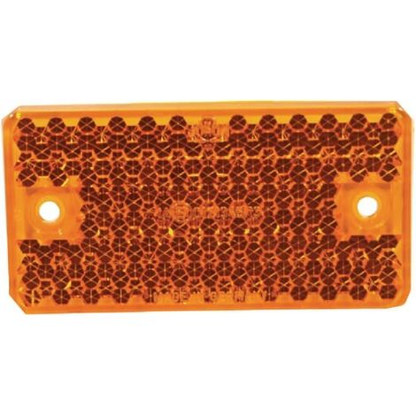 Catadioptre rectangle orange 91x47mm autocollant JOKON 310004010