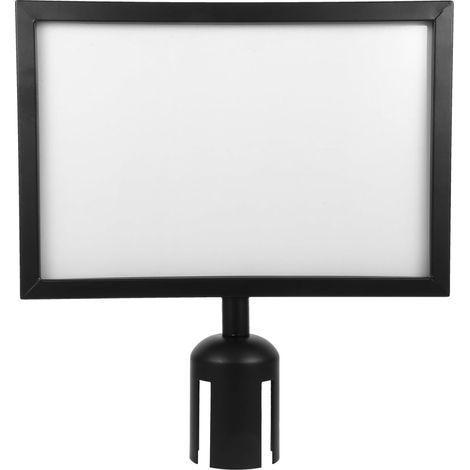 Inserts De Garde-corps Toppers De Signe Poteau Support Daffiche Cadre Signalisation Double Face Porte-affiche A4 Version Horizontale Acier Inoxydable Poteau Bienvenue A3a4 (1/5)