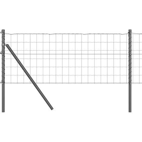 Maison Exclusive - Ground Fix Geschweißter Drahtzaun 50 x 0,6 m (