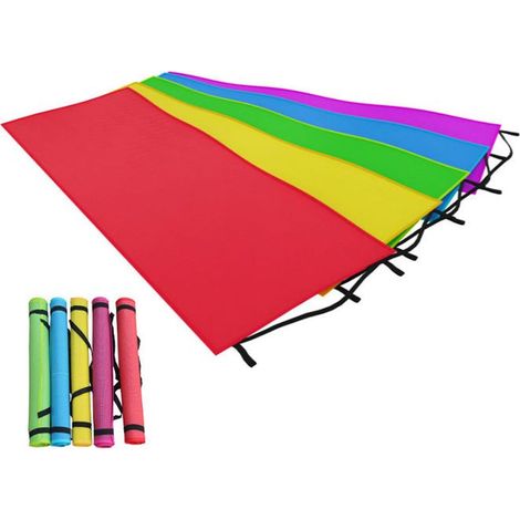 Strandtuch - MARBUENO - 60 x 180 cm - Faltbar - Kunststoff - Mehrfarbig