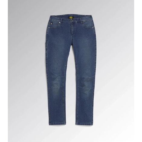 Pantalone da Lavoro Diadora Athena Stone Blu Indigo Vintage - 702.177676 - size IT 46/32