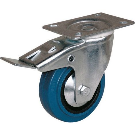 Roulette Port-roll Manulastic Pivotante à Frein Pivotante à Frein 127 X 100 150 Transportrolle Manulastic mit Bremse, drehbar, 127 x 100 x 150