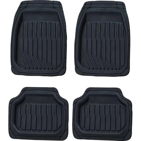 Lot 4 Tapis PVC Baquet Lavables Étanches Auto (1/3)