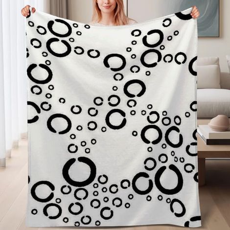 Couverture de lit en polaire, couverture de luxe douce en microfibre toutes saisons, décoration intérieure élégante, cadeau pour femmes et hommes, 6080 pouces (1/4)