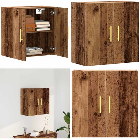 vidaXL Armoire murale vieux bois 60x31x60 cm bois d'ingénierie