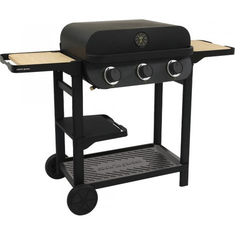Barbecue à gaz 3 feux 8.4kw - Cook'in Garden - AM083T (1/5)