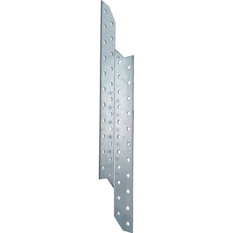 44 Equerres Chevron Droit 32 x 290 x 2 mm - Zingué blanc - D-Work