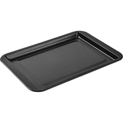 Bandeja para hornear con borde – Tapa plateada – Acero revestido – 38 x 25 cm – Oro rosa (1/5)