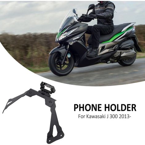Neue Halterung für Handy und Tablet, GPS-Navigations-Motorradhalterung für Kawasaki J300 2013 (1/4)