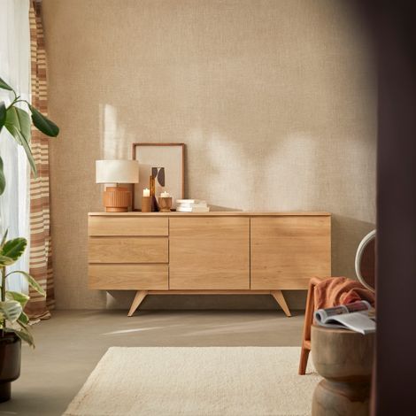 Buffet en bois de chêne 180 Esmée (1/5)