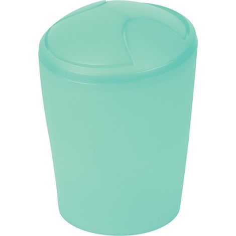 Spirella - Pattumiera Basculante Move - Design Moderno e Compatto - Coperchio Rimovibile e Facile da Pulire - Ideale per Bagno o Cucina - Lavanda - 2L