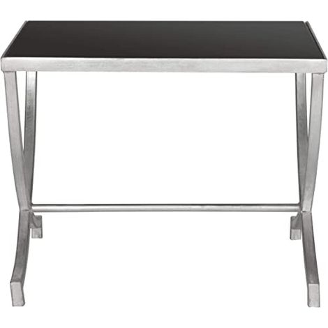 Table d'Appoint Métal Argent/Miroir 55 x 45 x 44,45 cm (1/2)