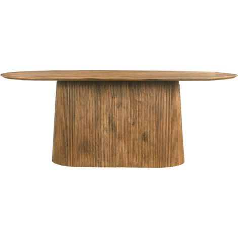 SIENNE-Table à manger Ovale 8 personnes 200 cm en bois massif (1/5)