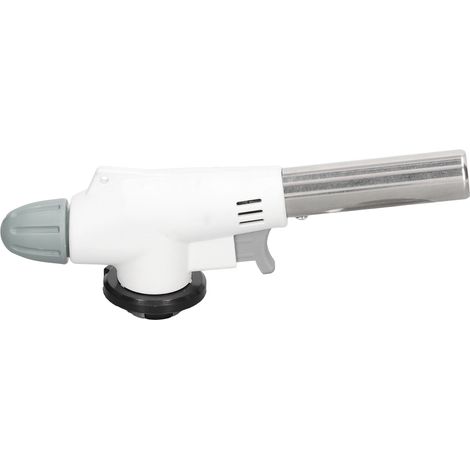 Torche de soudage à allumage électronique et flamme réglable pour barbecue extérieur, type à clip, avec réservoir d'essence (1/5)