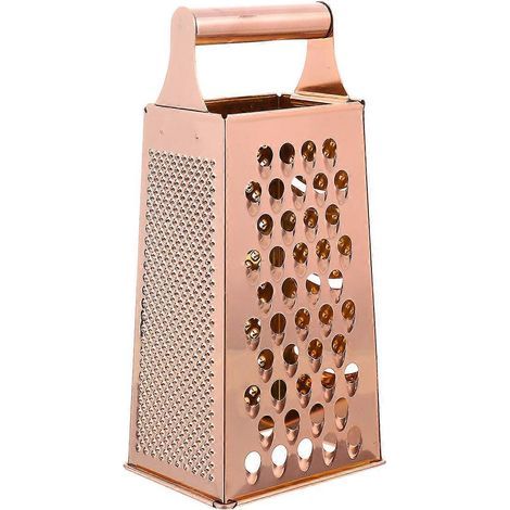 Râpe en acier inoxydable à 4 faces pour légumes - Outil de cuisine professionnel-23.70X10.00X8.00CM-Golden (1/4)