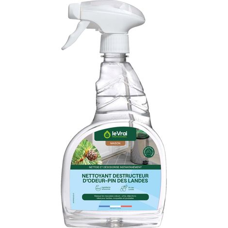 Geruchsentferner mit Kiefernwald-Pistole 750ml - Le Vrai