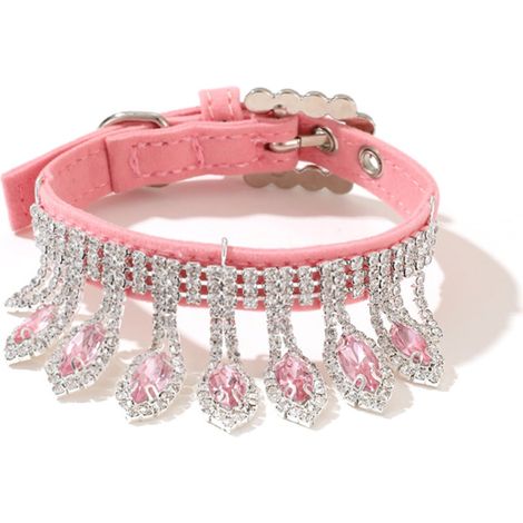 Collier Pour Chien Et Chat - Cuir Synthétique Ajustable Avec Fermoir Boucle - Pour Chiots Et Chatons - XS S M L (1/5)