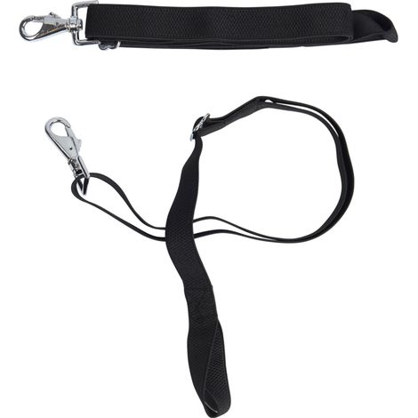 Horse Guard Beinschnüre Elastik - schwarz