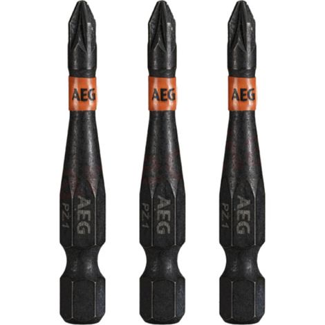 Punte per cacciaviti balistici AEG migliorate - 50 mm - 3 pezzi - PZ1