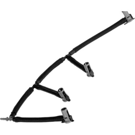 1 tuyau de retour d'injecteur, compatible AUDI A3/Q2/SEAT ATECA/IBIZA/LEON/SKODA KAROQ 1.6 TDI, caoutchouc et plastique résistant à l'huile et à la chaleur (1/5)