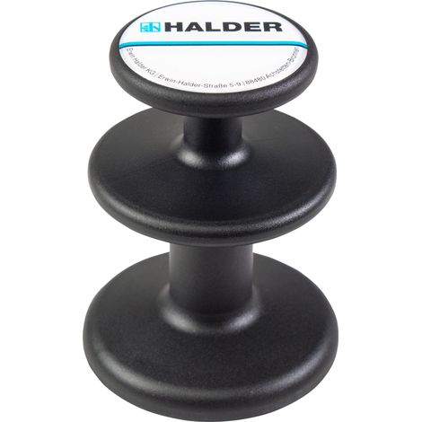 HALDER Magnethalter schwarz (1/5)