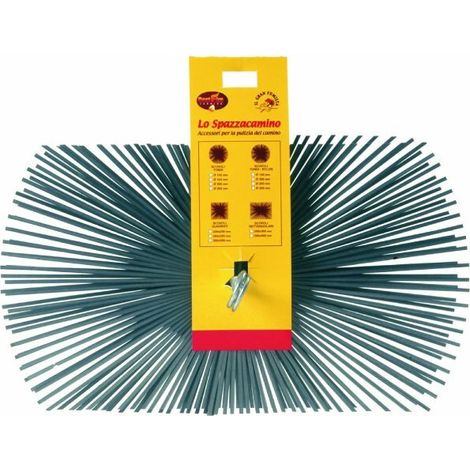 BEST FIRE - SCOVOLO RETTANGOLARE IN ACCIAIO 250X400 MM.