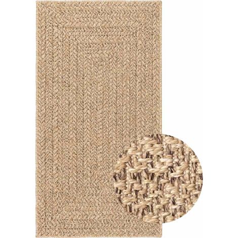 Teppich 80x150 cm Jute-Optik Innen und Außen