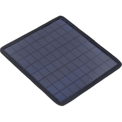 Chargeur solaire portable 6W 18V pour voiture, compatible avec les batteries 12V. Panneau de charge et carte de batterie. (1/5)