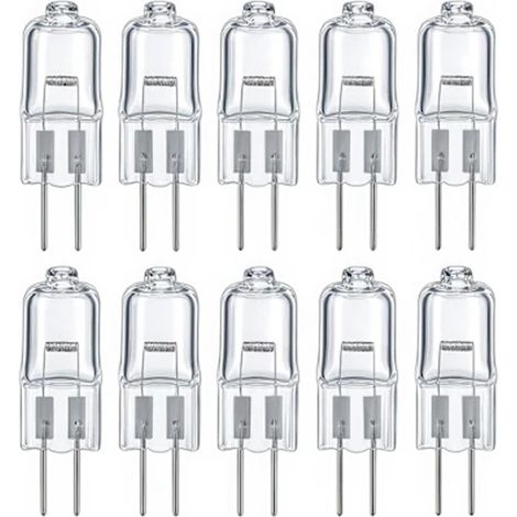 Bombilla G4 - 20 W - 2800 K - 300 Lm - 12 V CC - Vidrio Y Tungsteno - 10 Unidades (1/5)