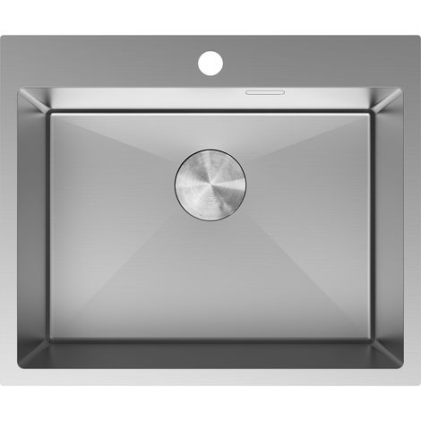 Mexen Solix lavello in acciaio 1 vasca 600 x 500 mm, inox - 6408601000-01 (1/5)