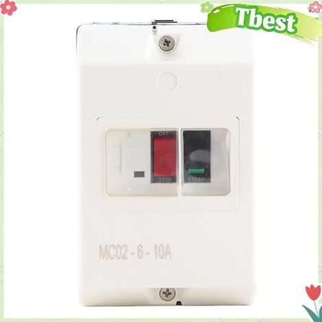 Tbest Interrupteur de du moteur Disjoncteur étanche de de Moteur étanche avec Indice IP55 pour quincaillerie accessoire (1/5)