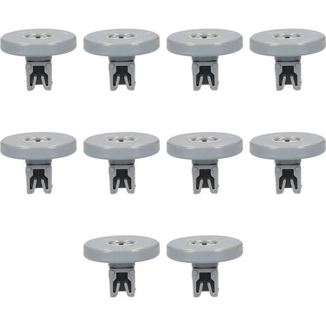 Roues Pour Lave Vaisselle - 10 Pièces Universelles Flexible Résistant À La Chaleur - Compatible Avec Paniers De Lave Vaisselle Standard - Lot De Remplacement (1/5)