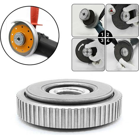 Accessoires pour plateau de pression autobloquant M14 pour meuleuse d'angle avec arbre de 14 mm : 125, 150, 180 et 230 mm.