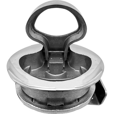 BIEMMEDUE- Bodenverriegelung, Zugring für Bodenverriegelung, Deckverriegelung aus Edelstahl, Riegelverriegelung, Hardware-Zubehör für Wohnmobile, Boote und Yachten.
