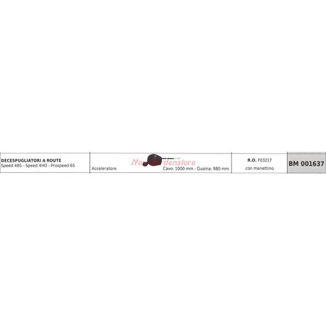 Mango acelerador para desbrozadora de ruedas BLUE BIRD Speed 4BS 4HO 001637