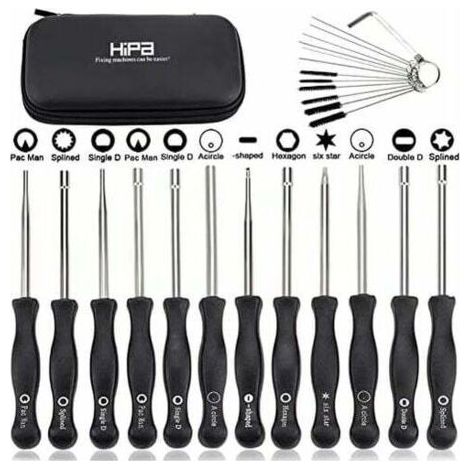 Ensemble de 12 outils de réglage de carburateur et tournevis de réglage pour moteur à 2 temps, pour débroussailleuses, tronçonneuses Poulan, Husqvarna, STHIL, Echo.