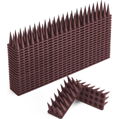 5.4 Mètres Pic Anti Pigeon Plastique, 12 Pièces Répulsif Piege, Anti Oiseaux pour Chats Moineaux, pour Balcon Fenêtre, Respectueux des Animaux Pique (1/5)