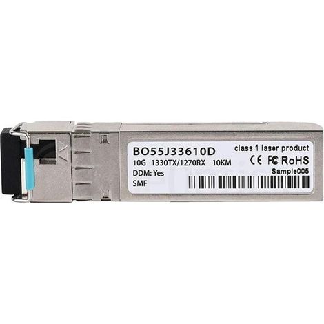 Módulo Conmutador ALLNET ALL4764 SFP+(Mini-GBIC), 10Gbit, B(Bidi)B/LC, Tx1330nm/Rx1270nm, 9u, 20Km,