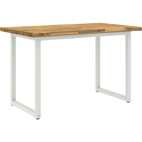 Live Edge Esstisch 120 x 70 x 75 cm Massivholz Akazie vidaXL (1/5)